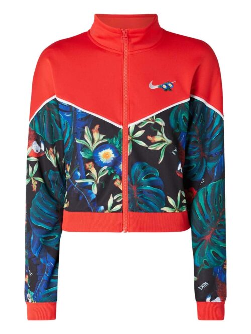 Palm tree print pyjamas set in white pattern